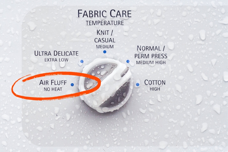 What is the Air Dry or Air Fluff Setting on a Dryer?